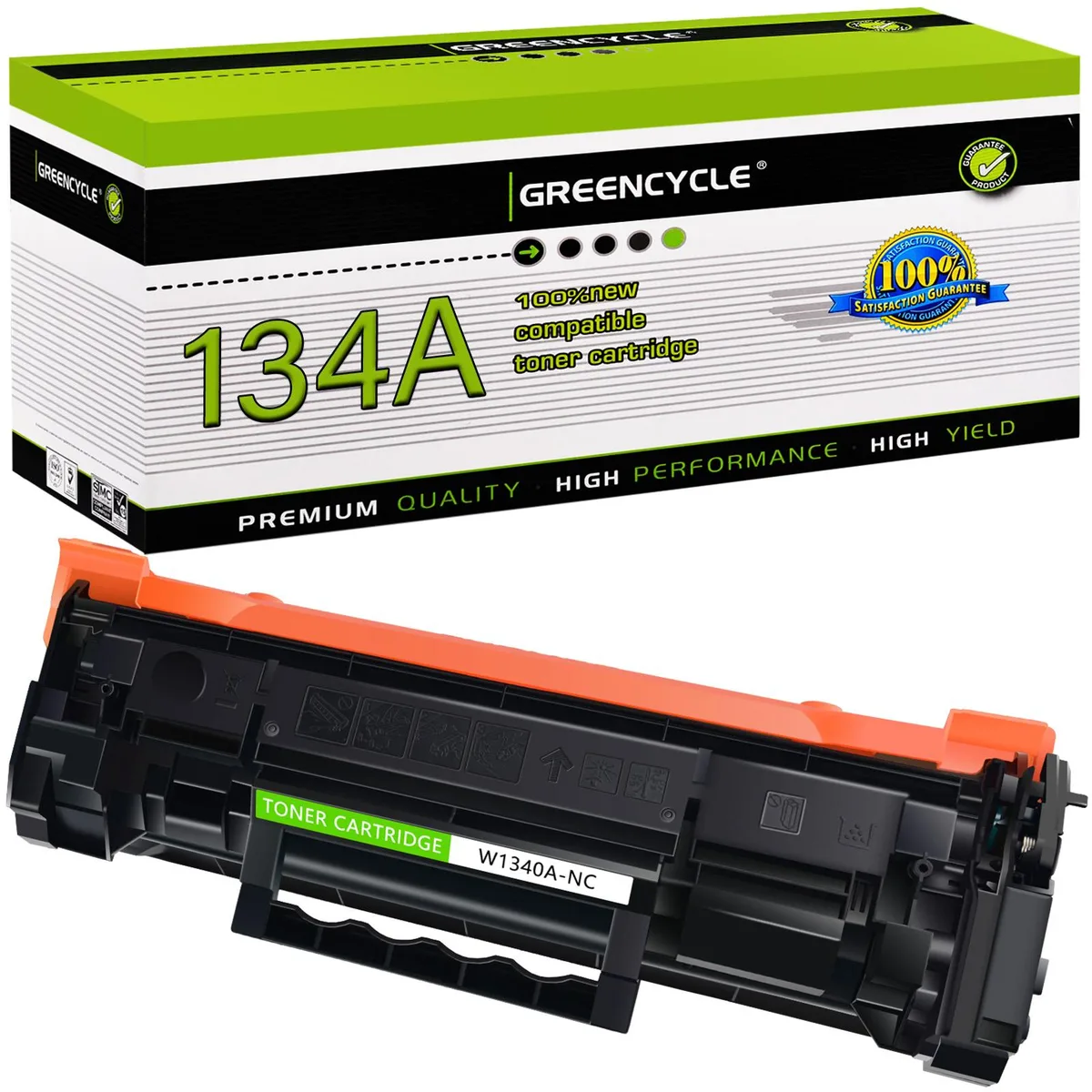 GREENCYCLE GREENCYCLE W1340A Black Toner Cartridge 1100 Pages — product photo