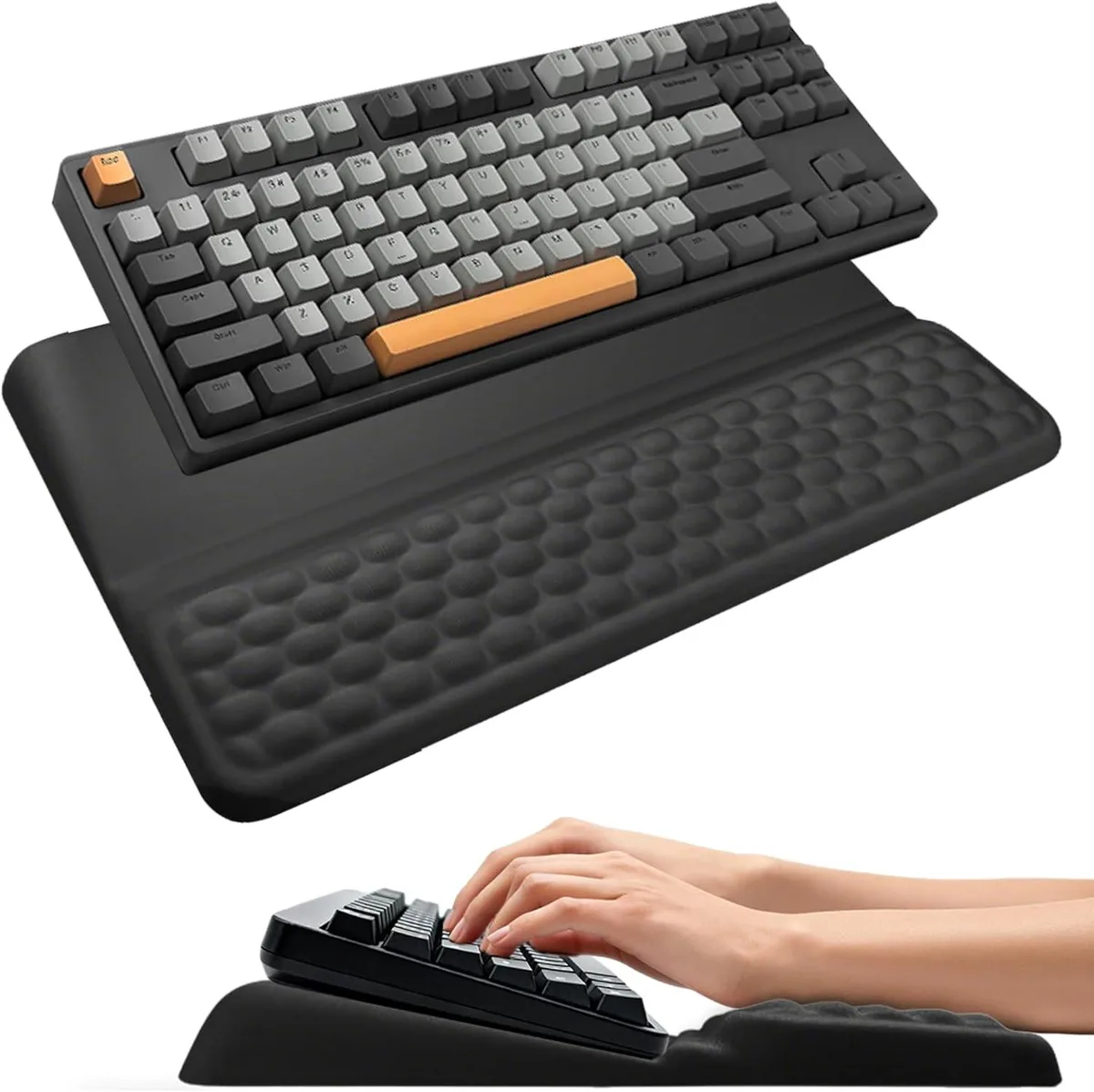 Emerson Emerson Keyboard Wrist Rest 12.5° Memory Foam Black — product photo