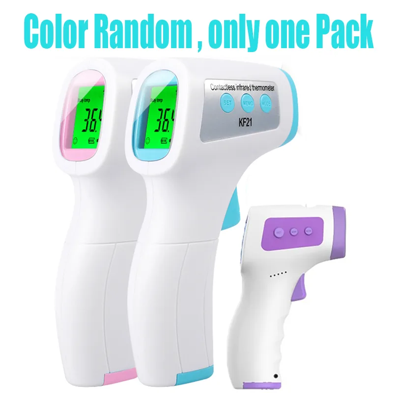 AAA AAA Non-Contact Thermometer Pink Purple Blue Random — product photo