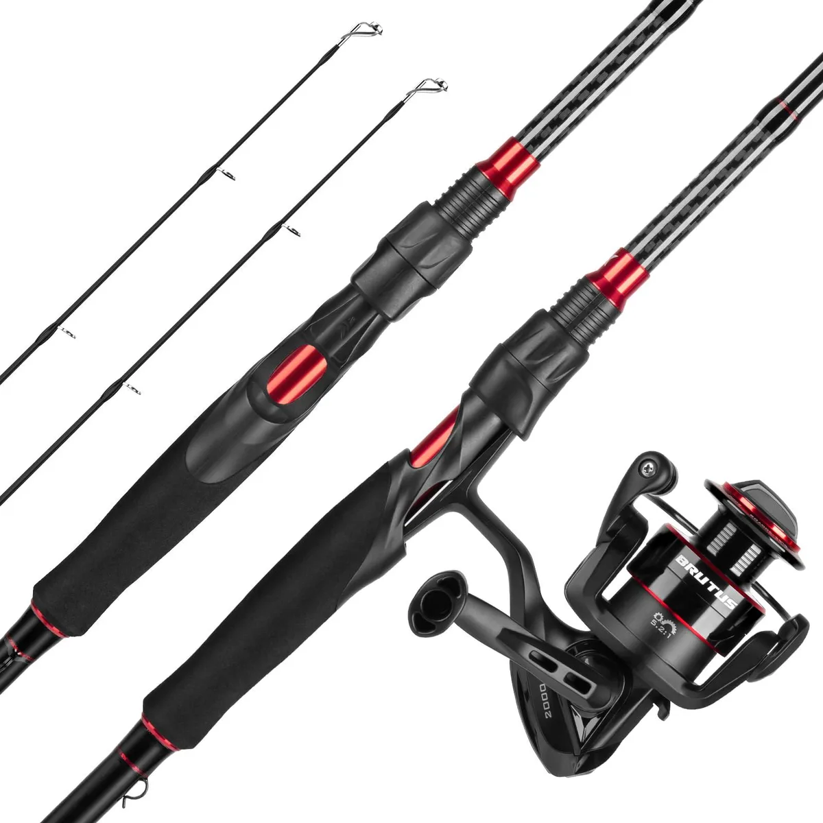 KastKing Brutus Twin-Tip Spinning Combo 6'6'' M Size 3000 — product photo