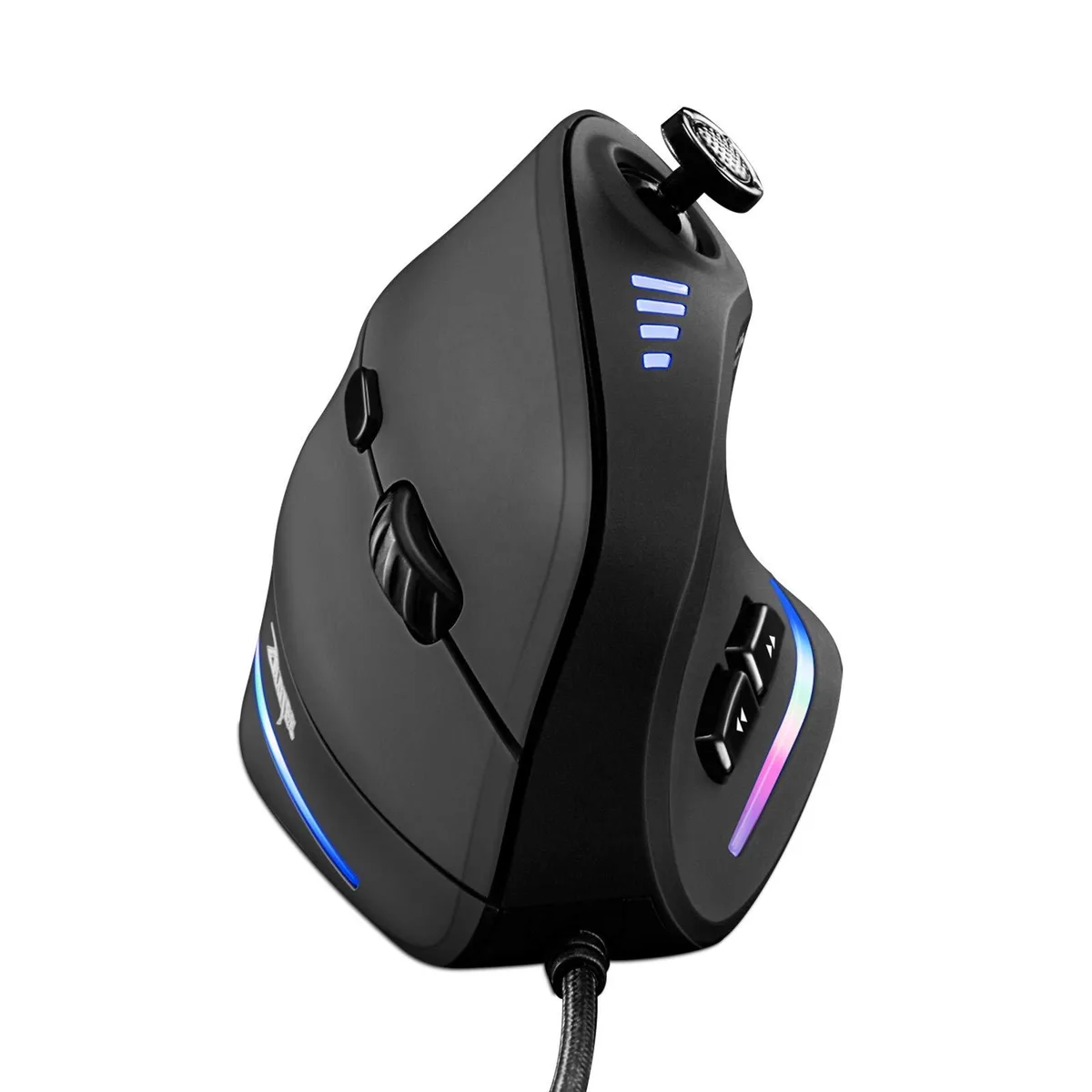  ASUS TRELC Vertical Gaming Mouse 16 Buttons 5D Rocker 10000 DPI Black — product photo