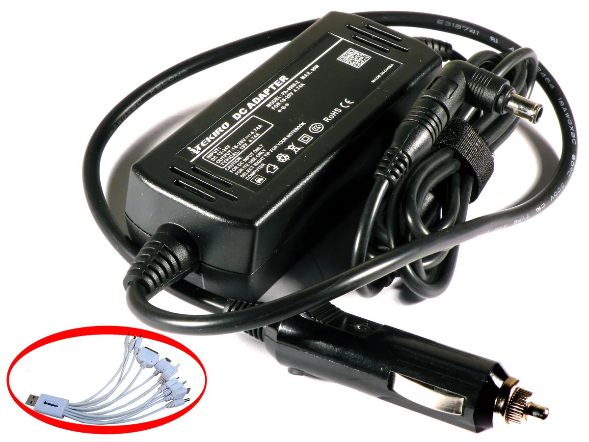 iTekiro iTekiro 90W Car Charger Auto Adapter for Sony VGP-AC19V41 — product photo
