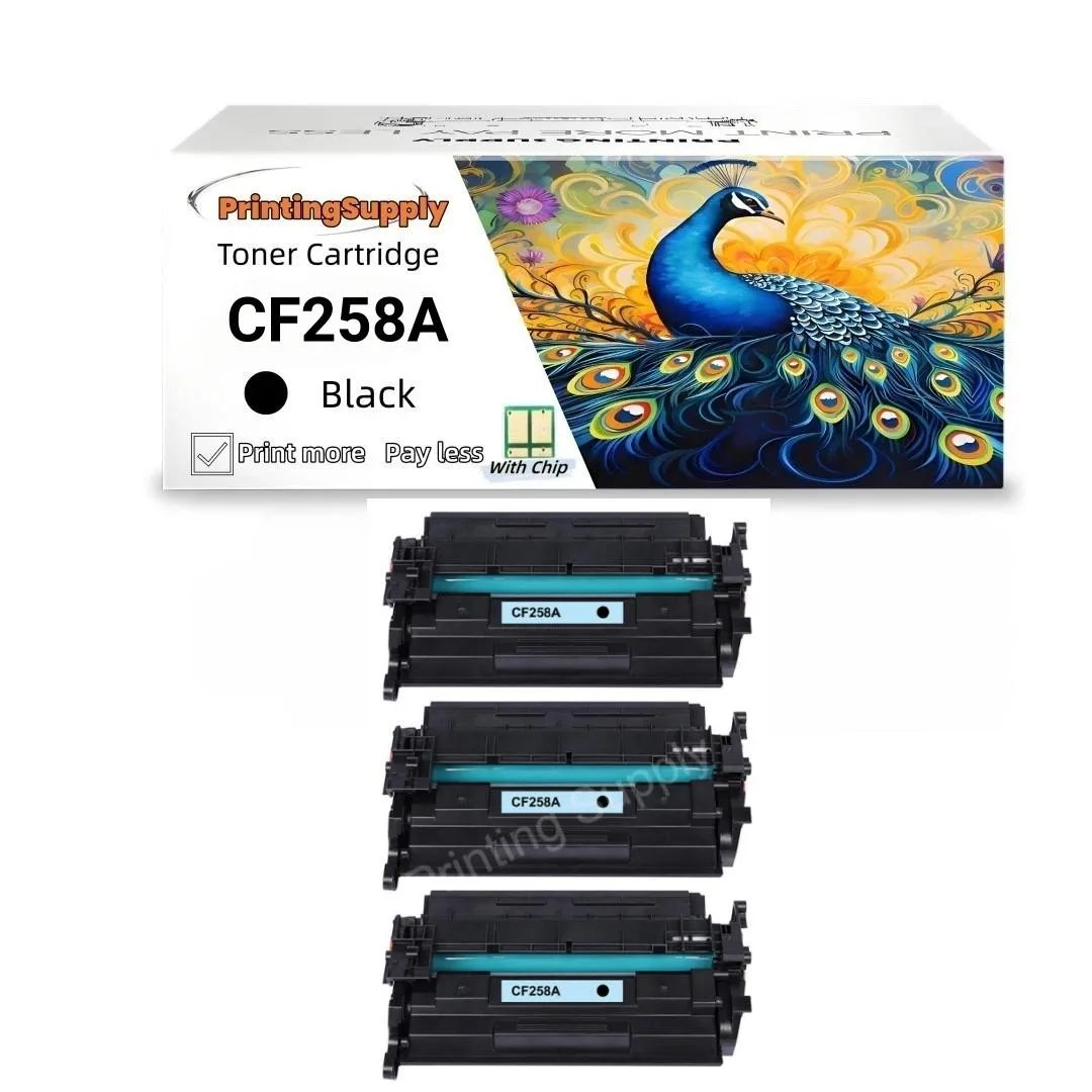 Aster Graphics Inc Aster Graphics Inc 3-pack 58A toner cartridge CF258A CF258X black 3000 pages — product photo