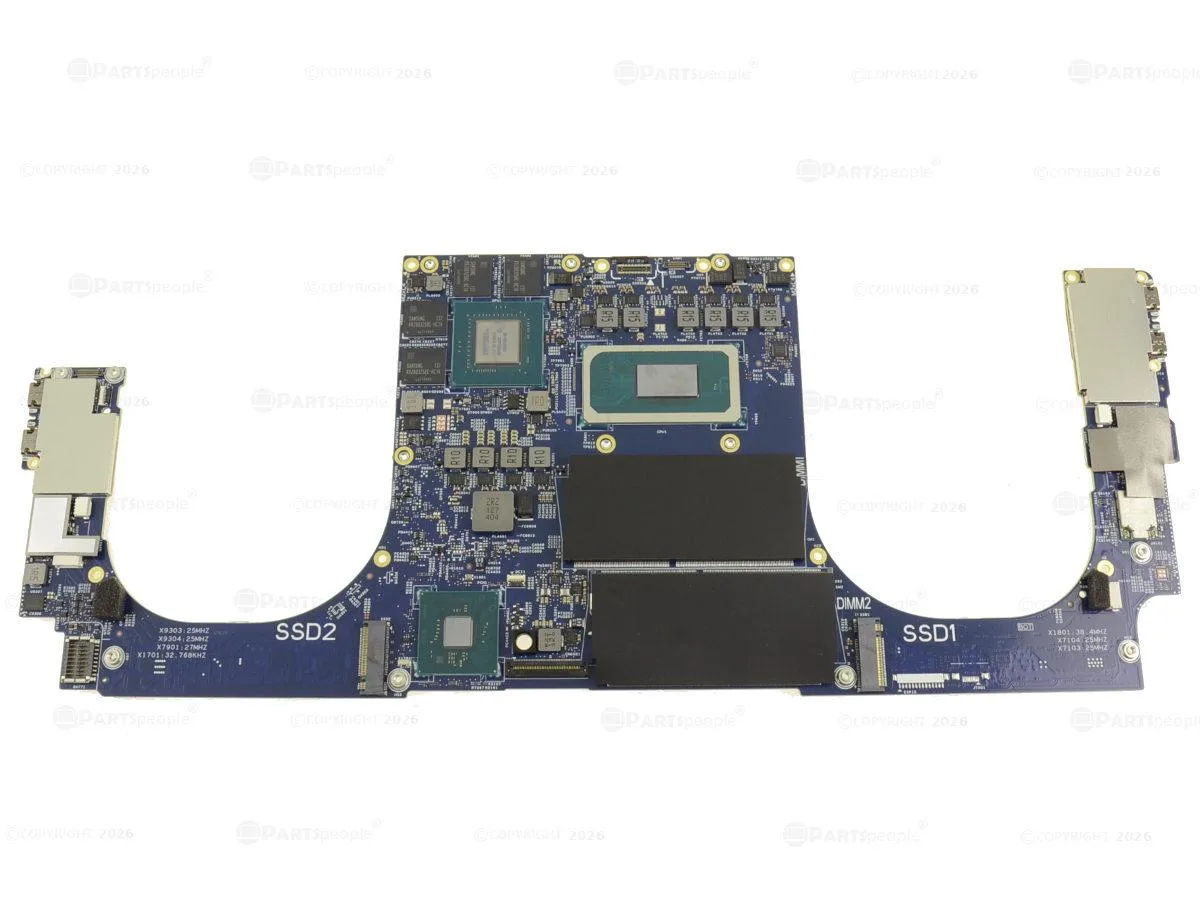 DELL DELL Precision 5760 Motherboard Xeon W-11855M RTX A2000 4GB M2D27 — product photo