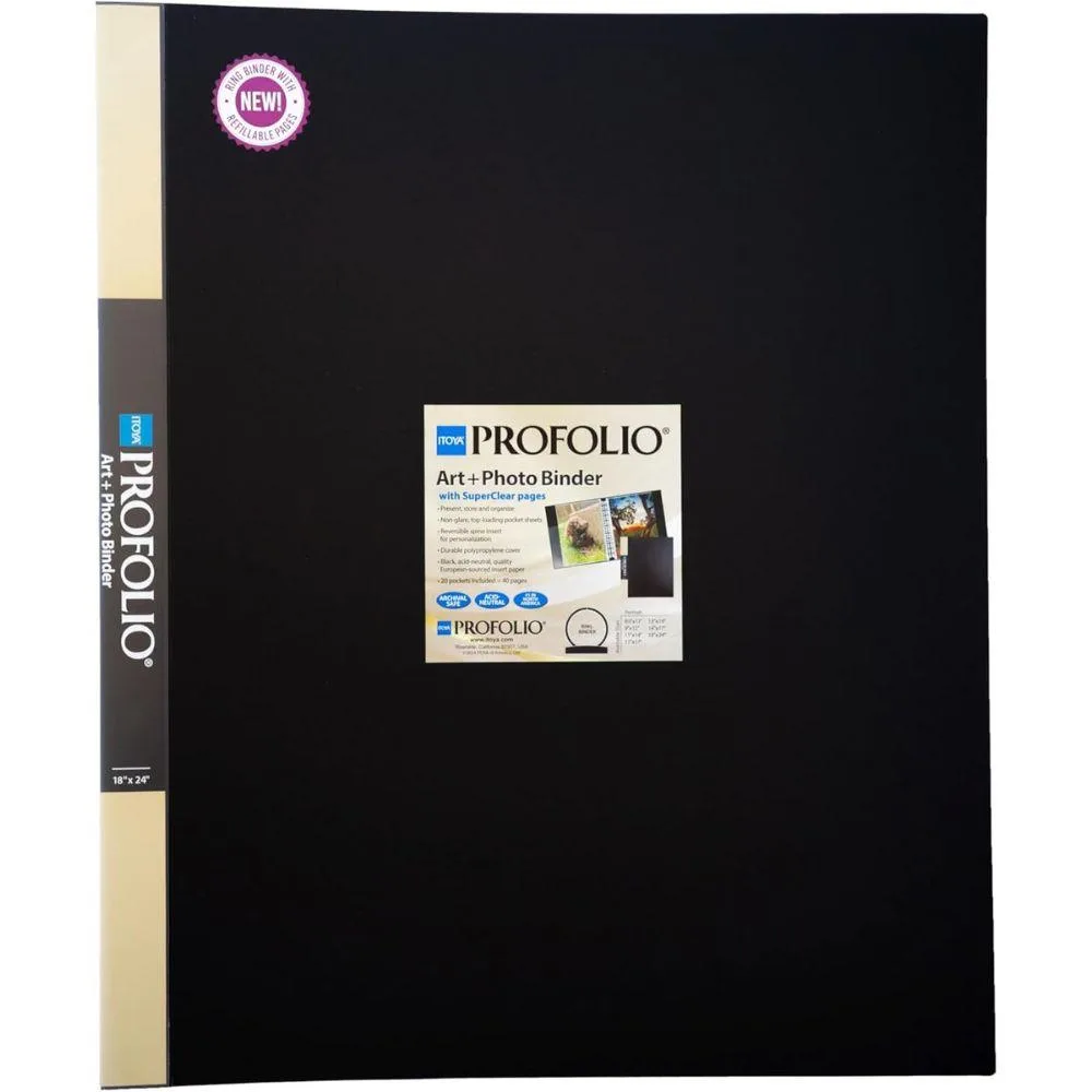 Itoya Of America, Ltd Itoya Of America, Ltd ProFolio Art + Photo Binder 18x24 20 pockets — product photo