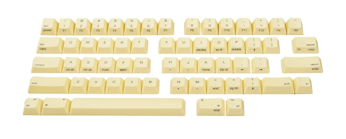 HHKB HHKB Dandelion 60 Key Dye Sub PBT Keycap Set — product photo