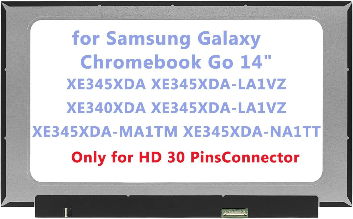 NUOLAISUN NUOLAISUN 14.0" LCD screen for Samsung Galaxy Chromebook Go XE345XDA XE340XDA non-touch HD — product photo