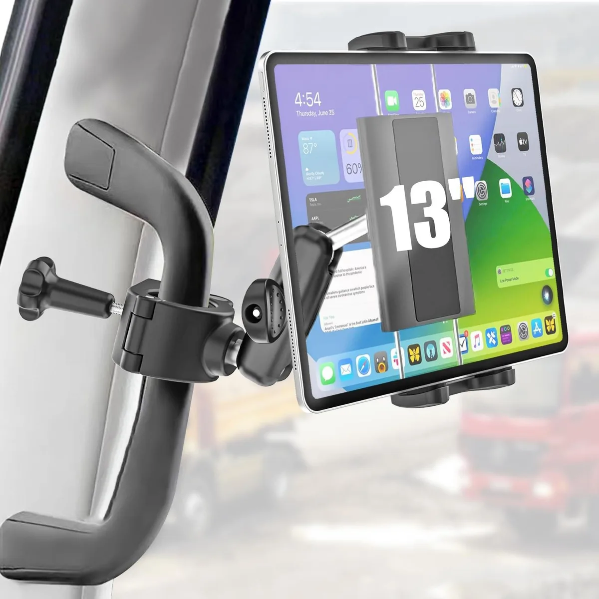 GSM Outdoors GSM Outdoors A-Pillar Handle Tablet Mount 2 in 1 accessory — product photo