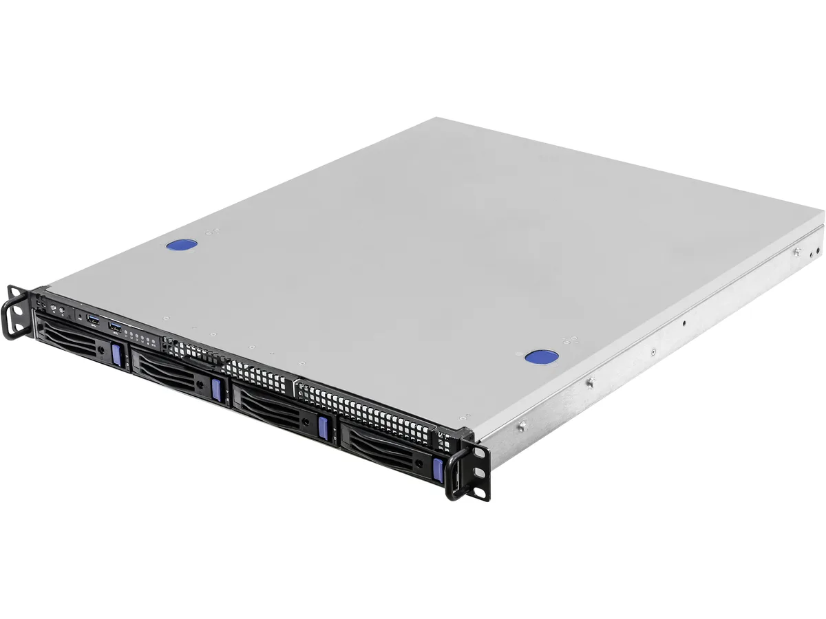 ASRock Rack ASRock Rack 1U4LW-ROME/2T 1U rackmount barebone server — product photo