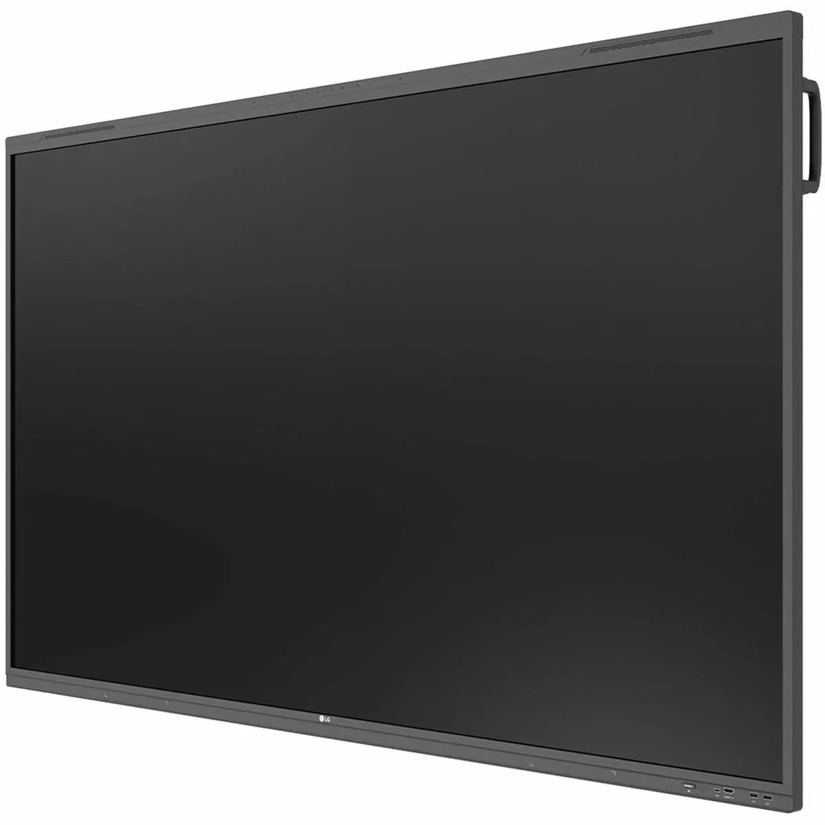 Large 75 inch IPS display panel with multiple connection ports