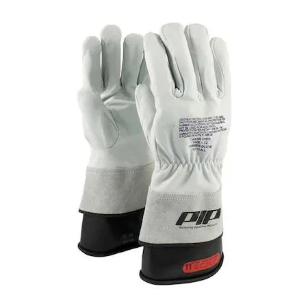 PIP PIP 148-2000/10 Goatskin Glove Protectors Class 0 Size 10 Gauntlet Keystone Thumb — product photo