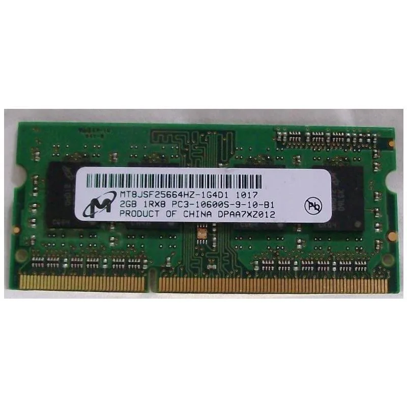 Micron Technology, Inc. Micron Technology, Inc. Mt8Jsf25664Hz-1G4D1 2Gb 1333Mhz DDR3 SODIMM Switch Module — product photo