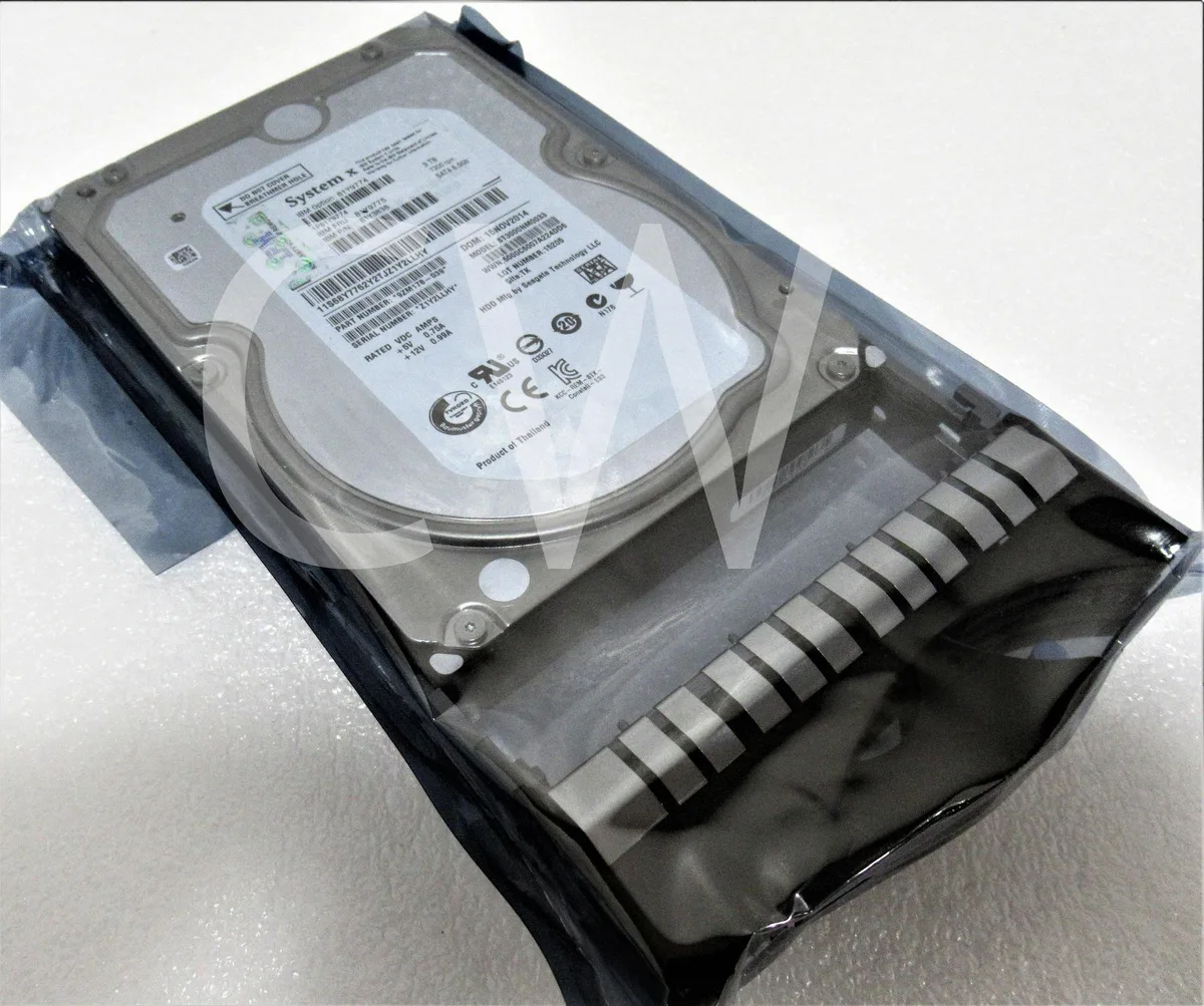 IBM IBM System X 3TB 7200RPM SATA 3.5" internal hard drive with caddy ST3000NM0033 — product photo