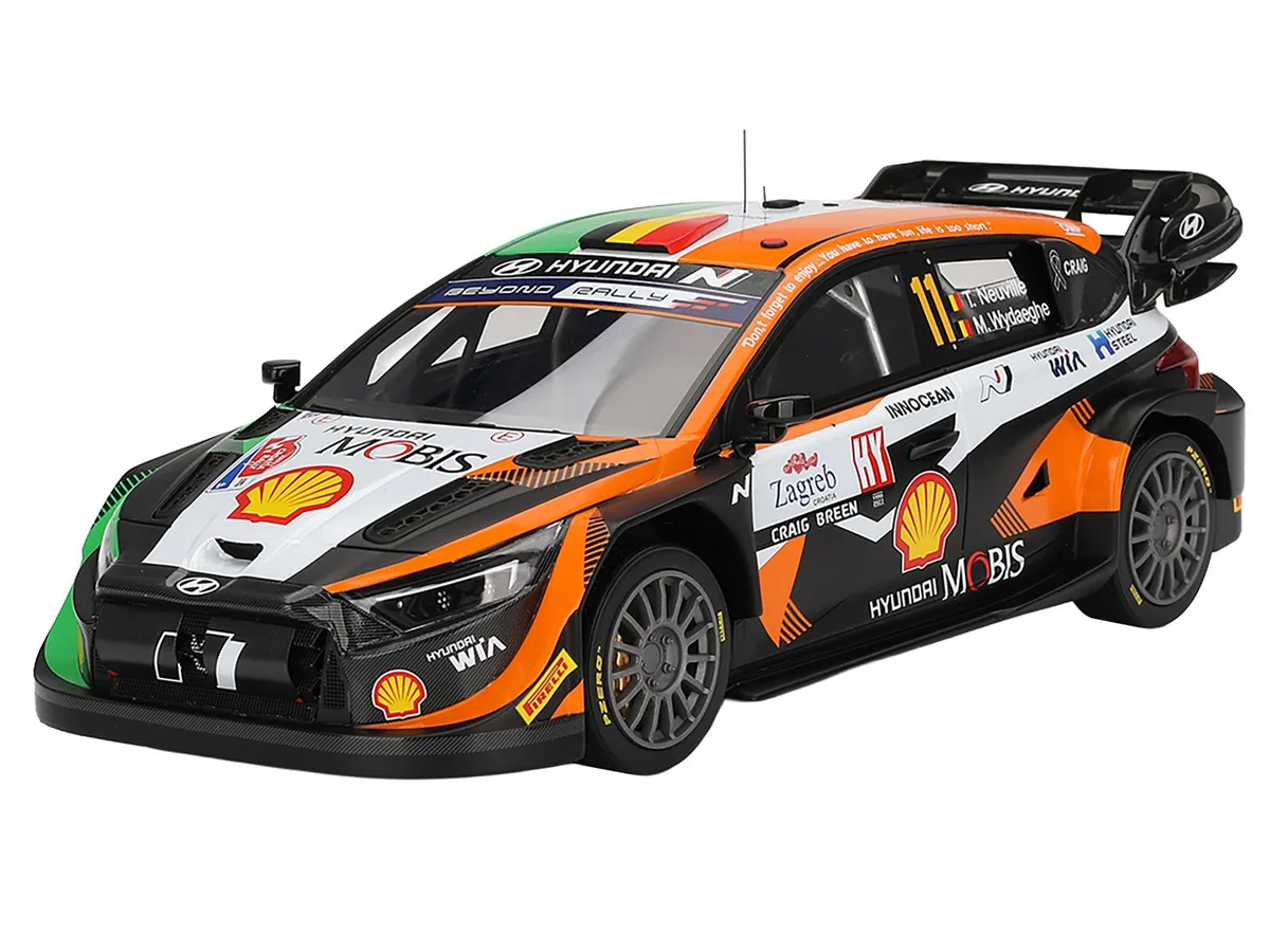 Top Speed Top Speed Hyundai i20 N Rally1 Hybrid #11 1/18 2023 hobby collectible — product photo