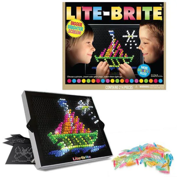 Hasbro Hasbro 252451 Lite-Brite Game 206 Pegs 4 Light Modes — product photo