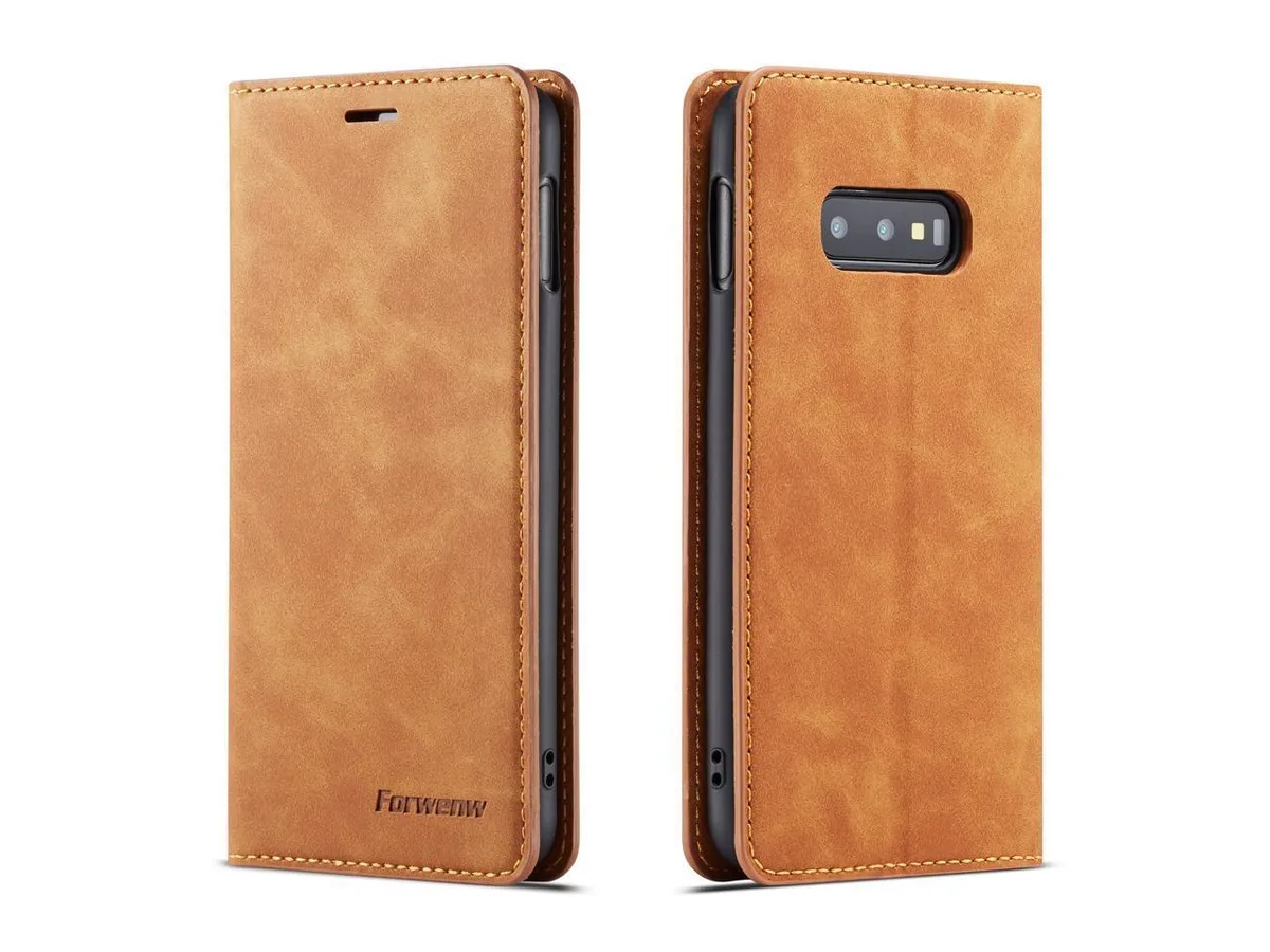 BONAEVER BONAEVER Samsung Galaxy S10e PU Leather TPU Flip Wallet Case — product photo