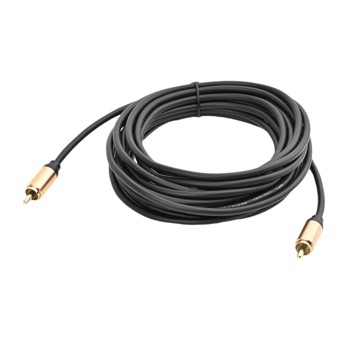  OLLGEN 10742 RCA Cable 5m 16ft Male-to-Male Gold Plated Yellow — product photo