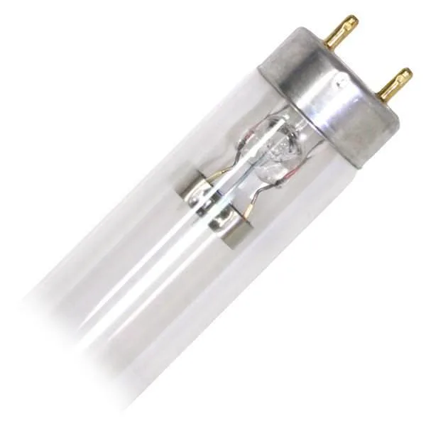 Philips 133405 TUV 17T8 germicidal fluorescent tube with warning label
