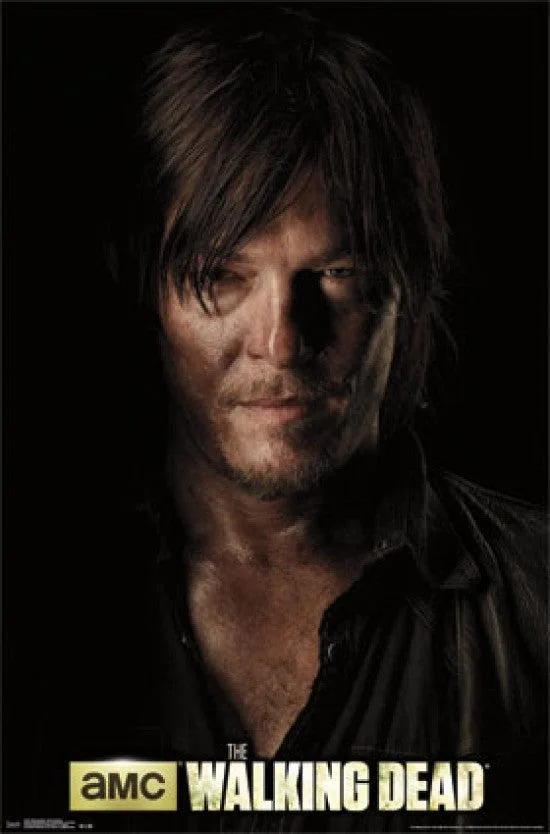 Posterazzi Walking Dead Daryl Shadow poster print 22 x 34 inches