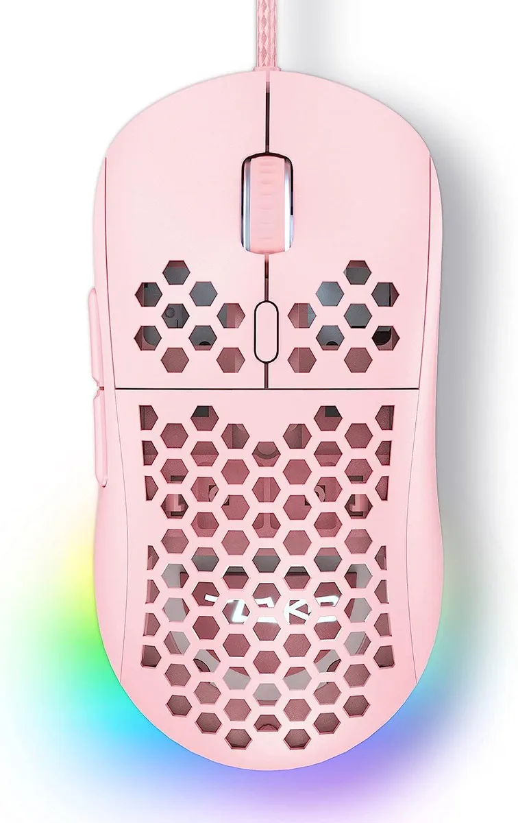 BFKK BFKK Falcon M1SE Ultralight Honeycomb Gaming Mouse Pink 75g 12800DPI — product photo
