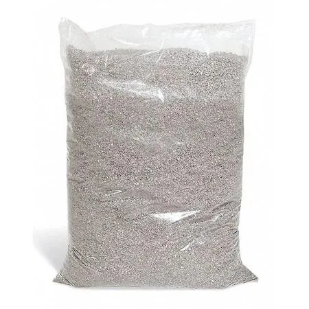 Gray granular sorbent in a 25 lb bag, 5 gal volume