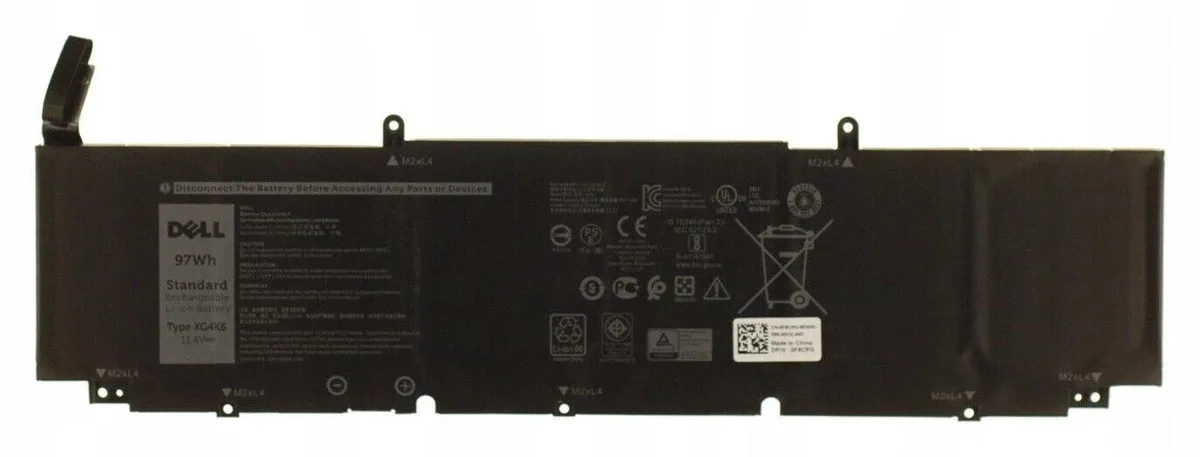 TOPKTEAM TOPKTEAM 8071mAh 11.4V laptop battery for DELL XPS 17 9700 Precision 5750 KVPMY — product photo
