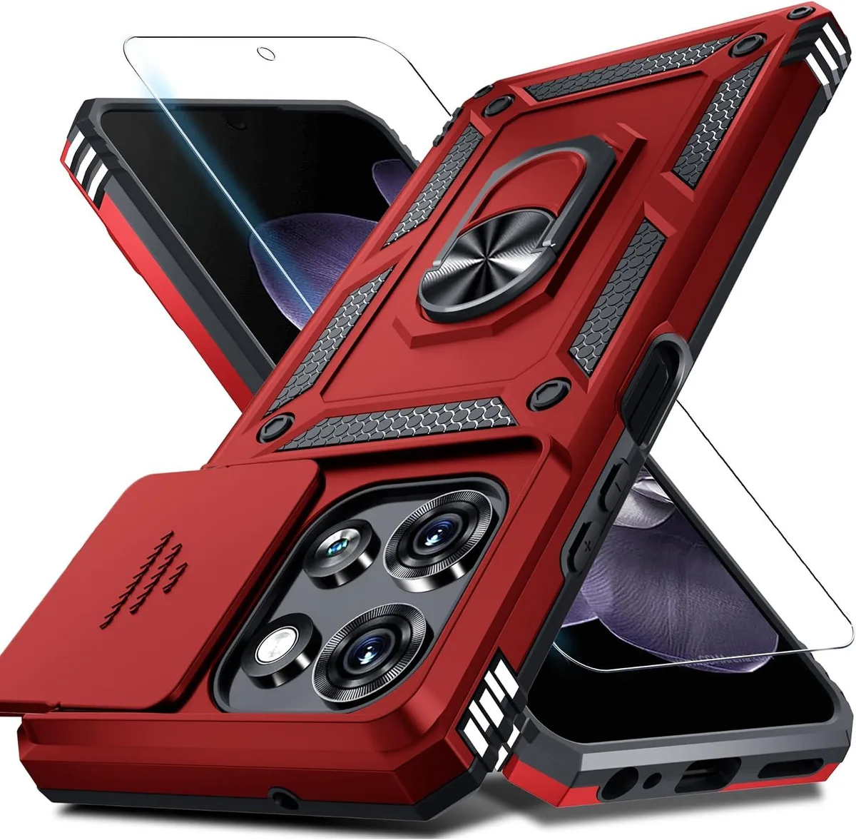 Transcend Transcend Case for Moto G 5G 2025/2026 &amp; Moto G Play 2026 6.7 inch Red — product photo