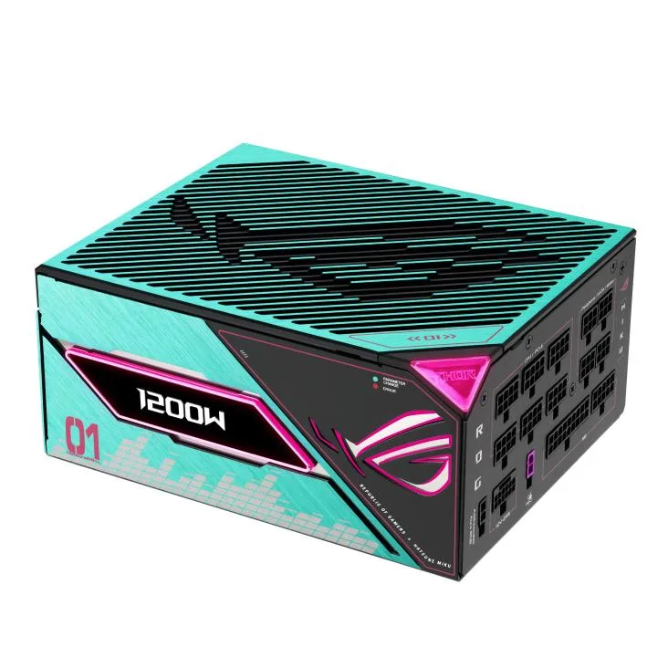 ASUS ASUS ROG Thor 1200W Platinum III RO JI x HATSUNE MIKU Edition power supply — product photo