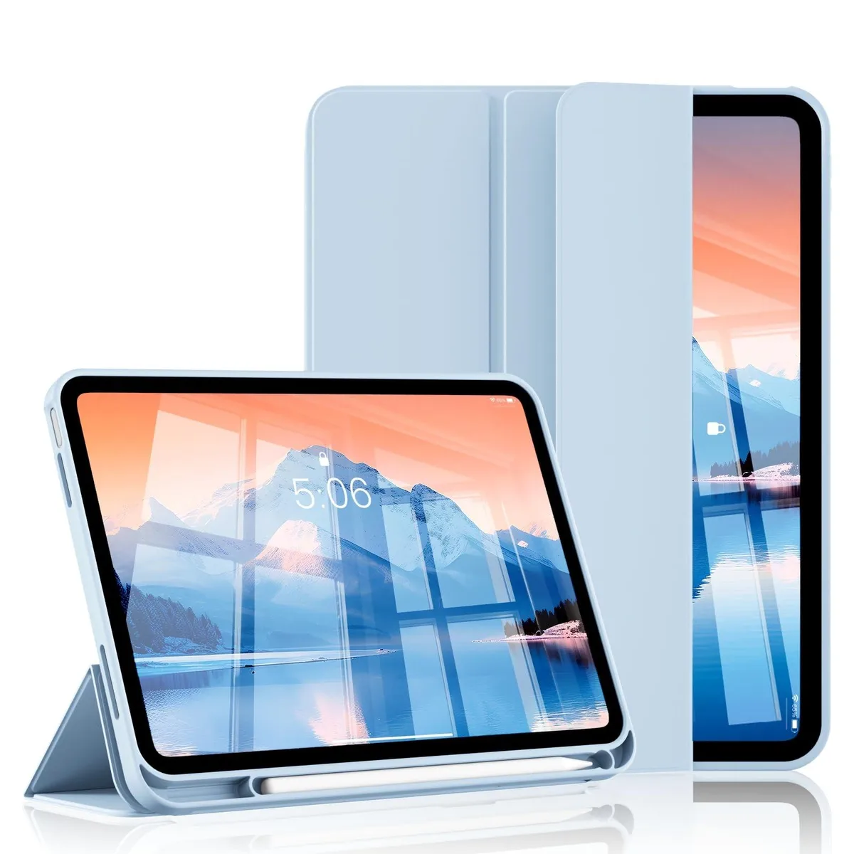 BoYata BoYata iPad 11th/10th Gen Case 11/10.9" Sky Blue 2 in 1 accessory — product photo