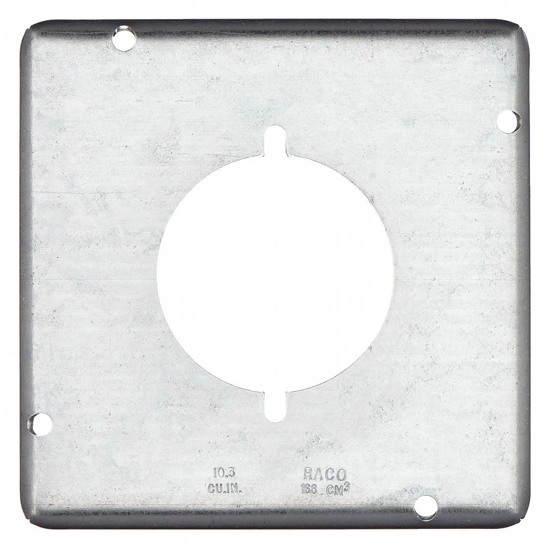 Hubbell Incorporated Hubbell Incorporated RACO 878 2-Gang Galvanized Steel Box Cover — product photo
