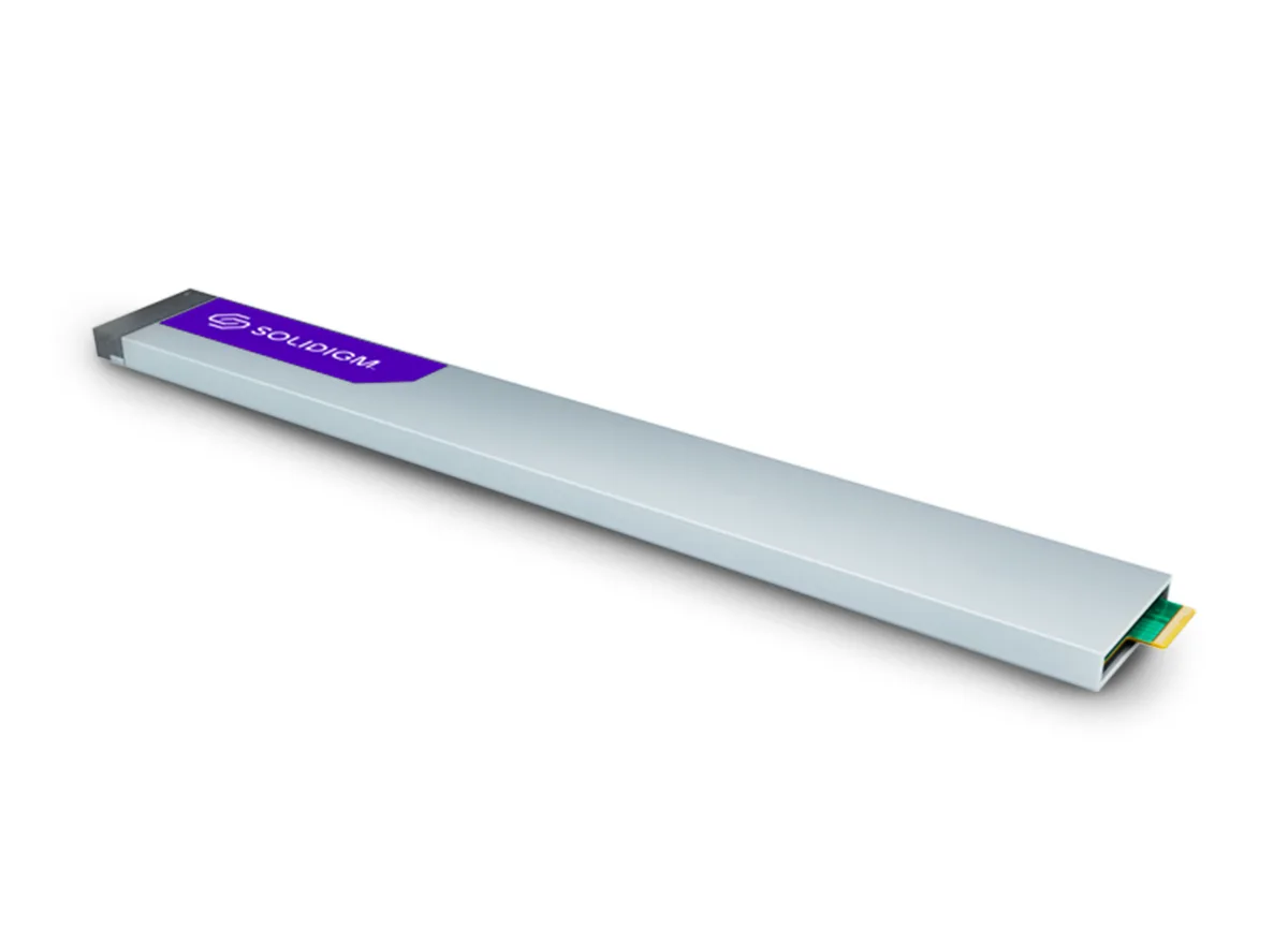 Solidigm Solidigm D5-P5316 15.36TB E1.L 9.5mm PCIe 4.0 enterprise SSD (SSDPFWNV153TZ1Z) — product photo