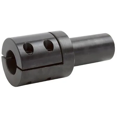 Climax Metal Products SDA-100 step down adapter, steel with black oxide finish, clamp-on design, 1 inch bore