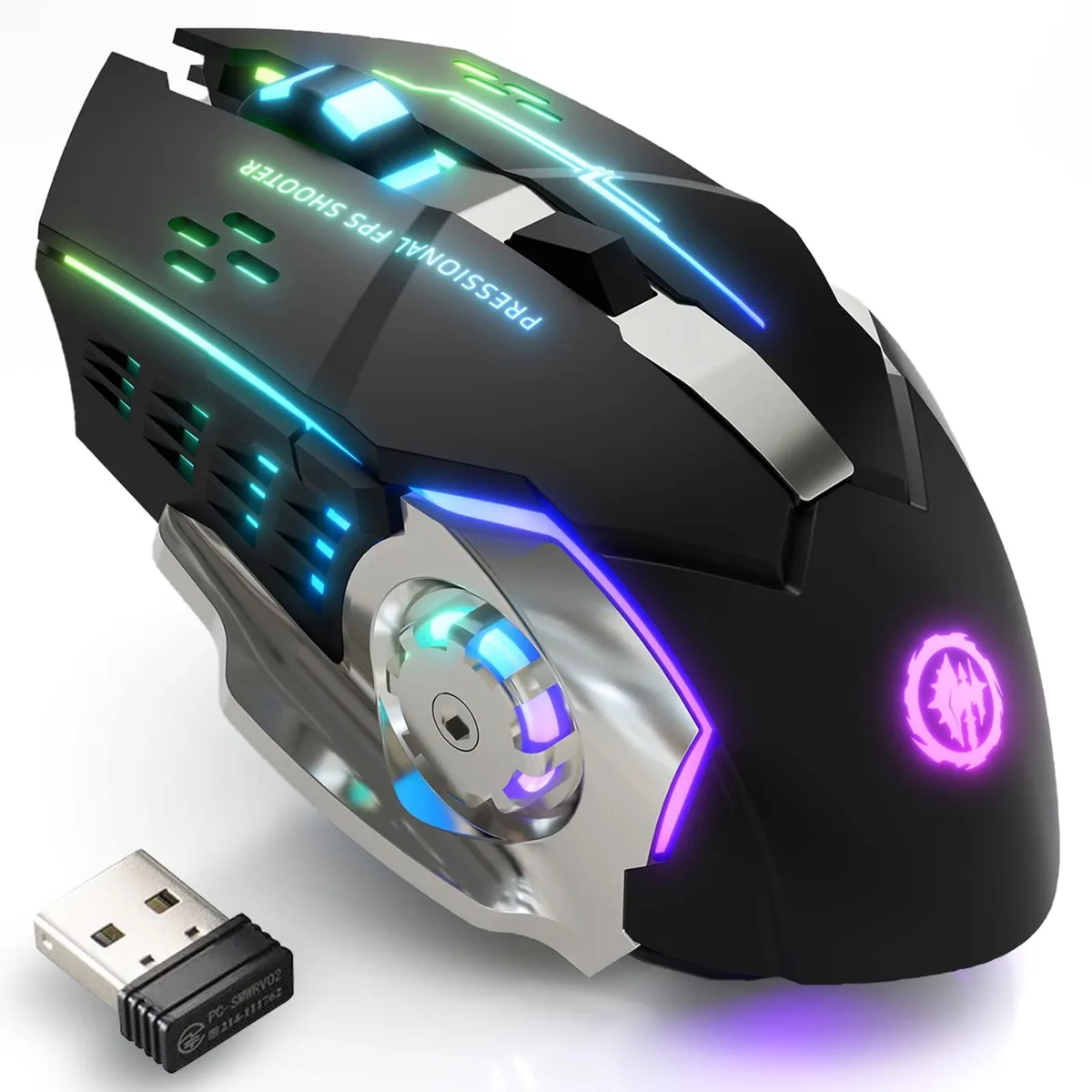  ASUS MELOGAGA Wireless Mouse Black 16 Buttons 100g 1600 DPI — product photo