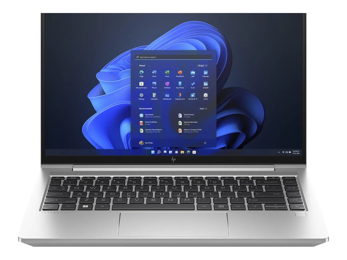 HP HP EliteBook 645 G10 laptop Ryzen 5 PRO 7530U 16GB DDR4 256GB SSD 14" FHD Silver — product photo