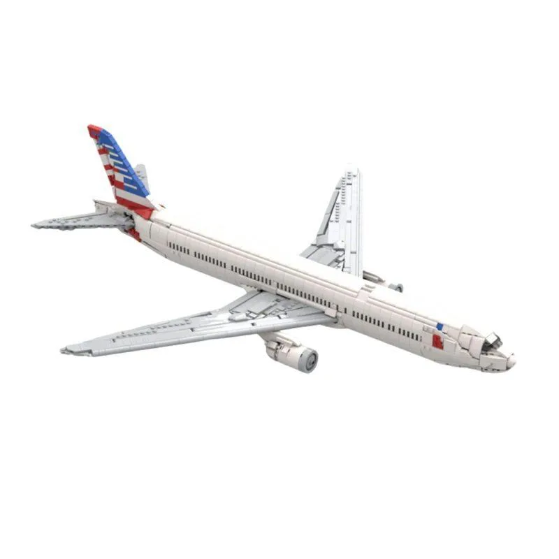 ZITIANYOUBUILD ZITIANYOUBUILD Custom MOC-225551 American Airlines 777-300er Building Blocks Set 2248PCS — product photo