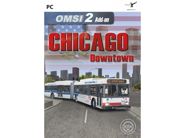 Aerosoft GmbH Aerosoft GmbH 40883 OMSI 2 Add-on Chicago Downtown downloadable game — product photo