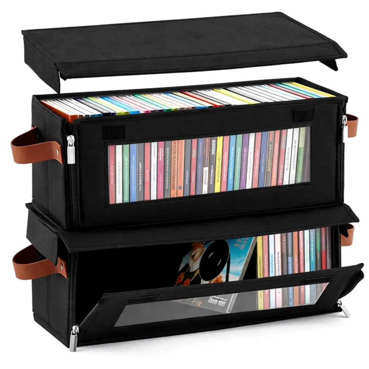  Windyun QAO-Windyun-2891 CD Storage Box 2 Pack 34 Discs Each Black — product photo