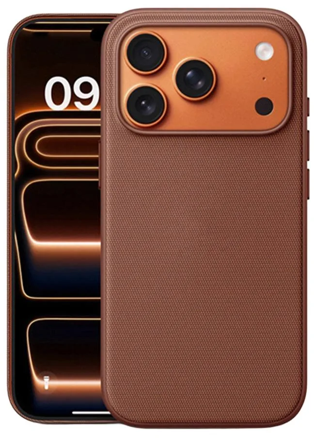 Nakedcellphone Nakedcellphone Woven Case iPhone 17 Pro Sienna Brown — product photo