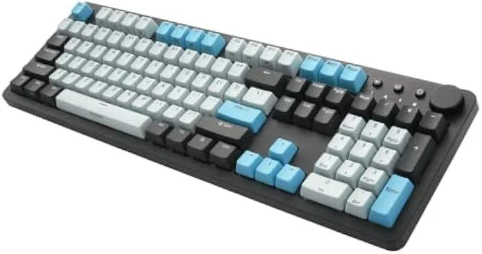 TAURKENAM TAURKENAM K73M Mechanical Gaming Keyboard 107 Keys Cherry MX Brown Cyberpunk Blue — product photo