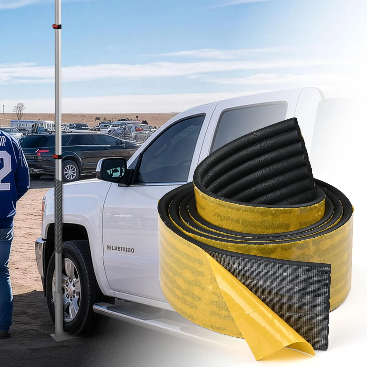 Yescom USA, Inc. Yescom USA, Inc. 22BSP001-8X200-06 Flagpole Foam Protector 6.5FT 2m — product photo