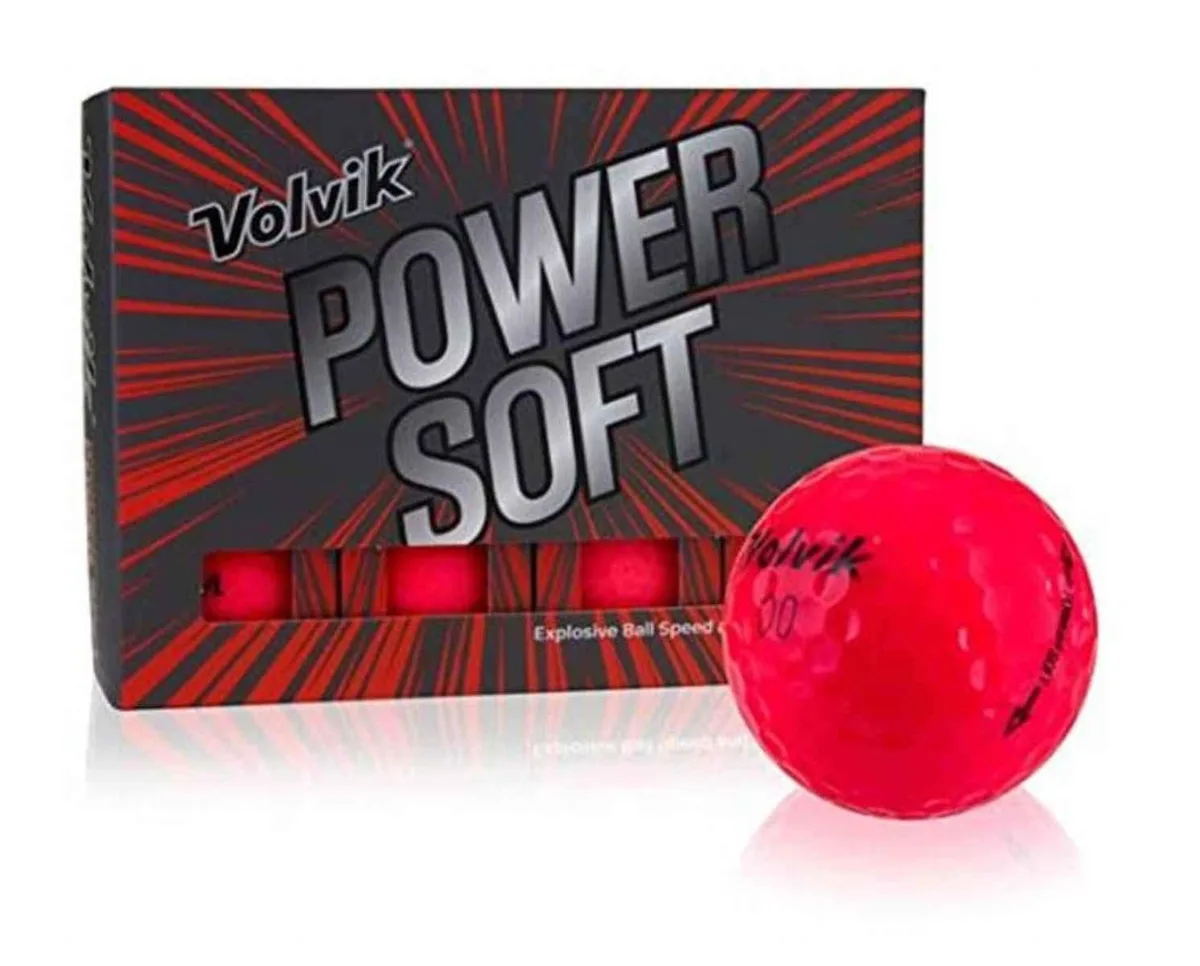 Volvik Volvik Powersoft Golf Balls Red 12 Pack — product photo