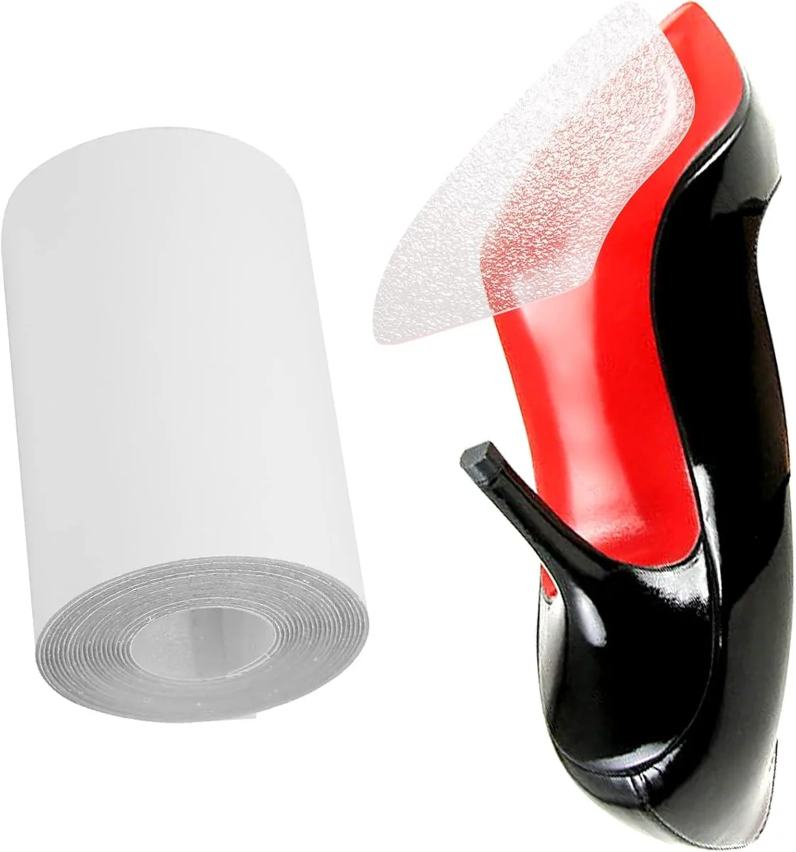 Clear anti-slip sole protector sheets for high heels, 16 pieces