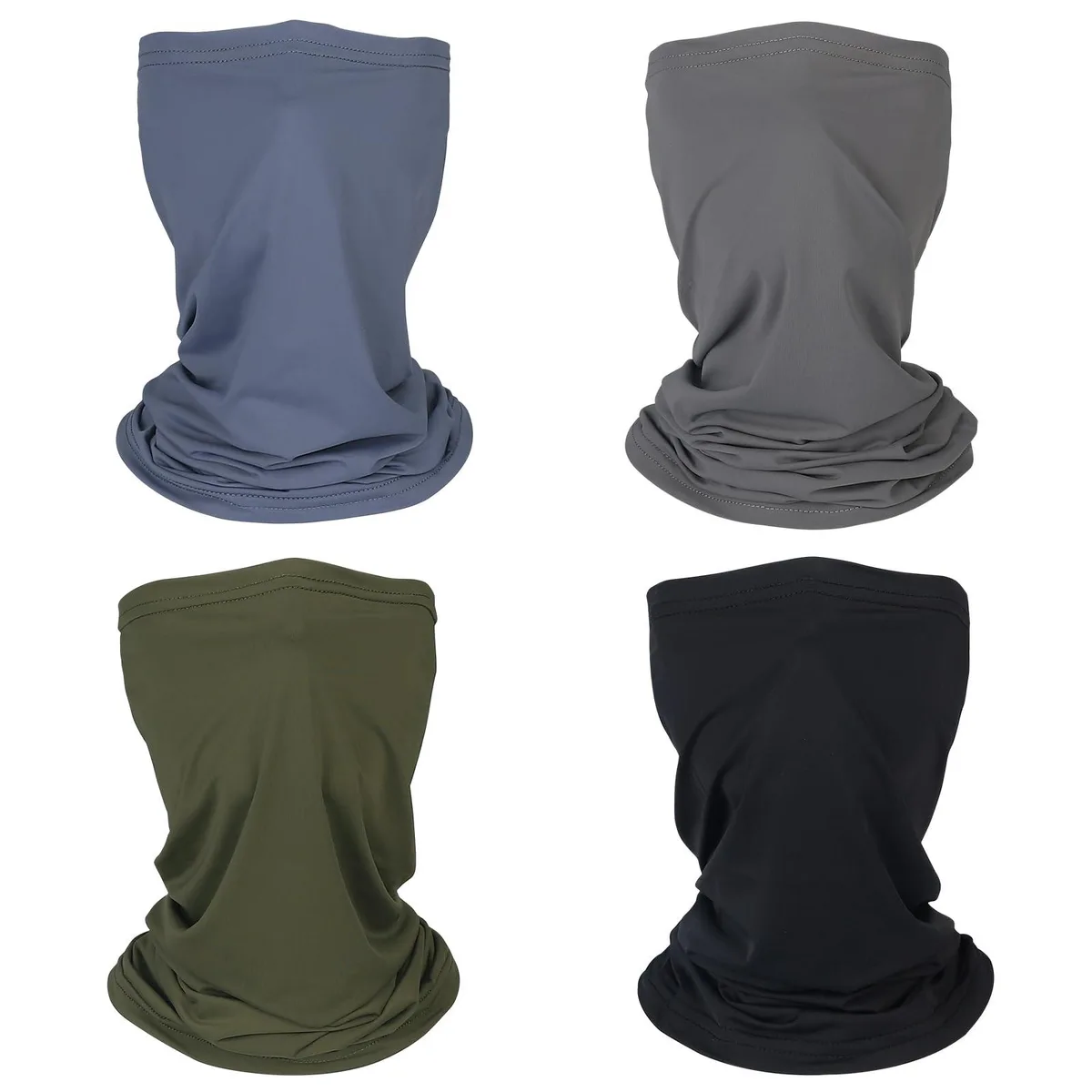  Mandydov Cooling Neck Gaiter 4-Pack UPF 50+ 10x18 in — product photo