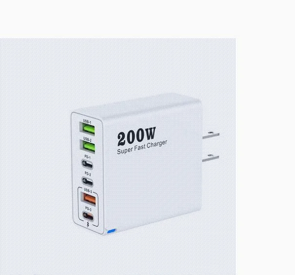 Enfain Enfain 200W 3-Port USB-C Charger White — product photo