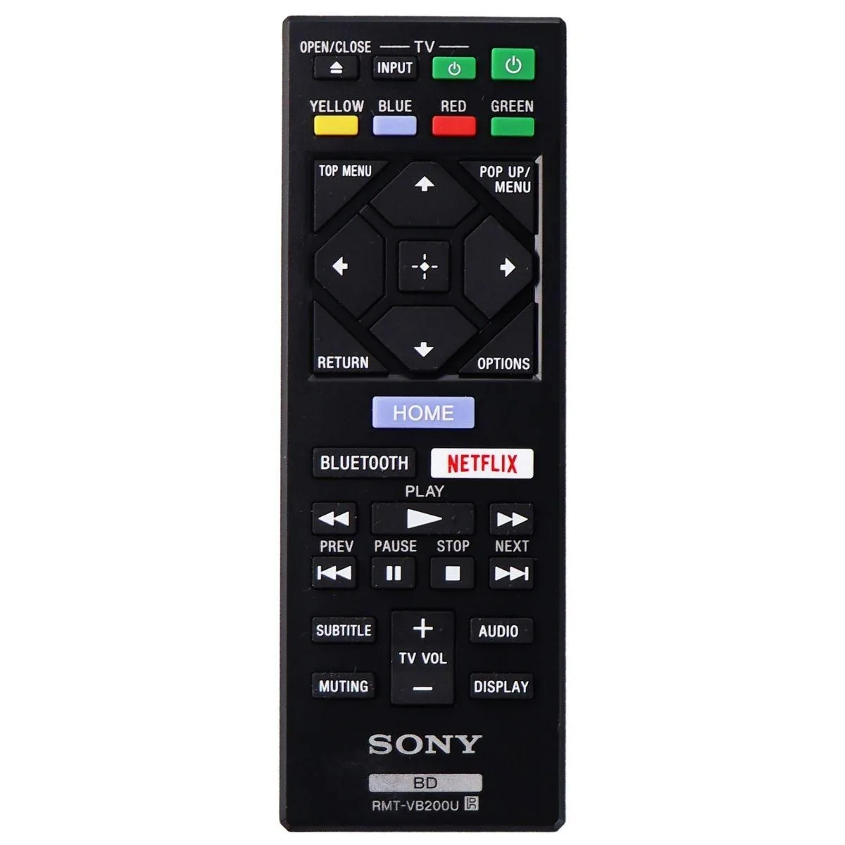 Sony Sony RMT-VB200U Remote Cover for BDP-BX670 BDP-S6700 — product photo