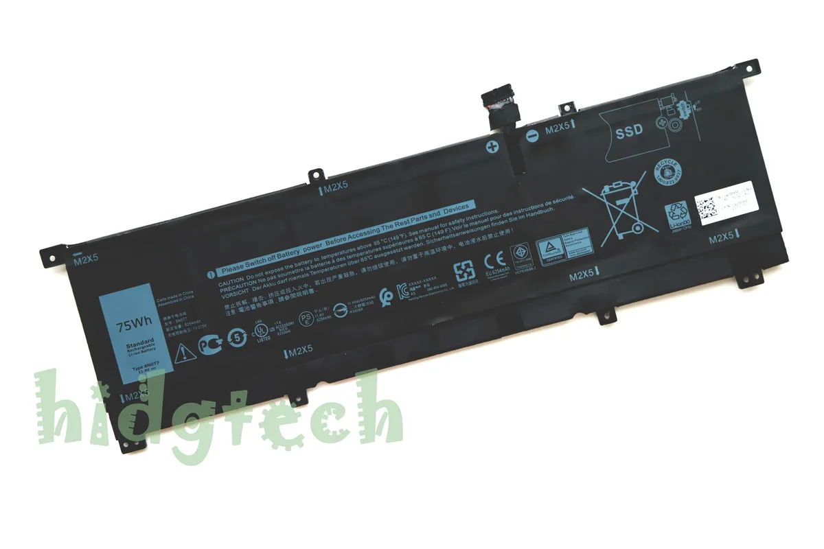 Beisite Beisite 8N0T7 75Wh laptop battery for XPS 15 9575 Precision 5530 2-in-1 — product photo