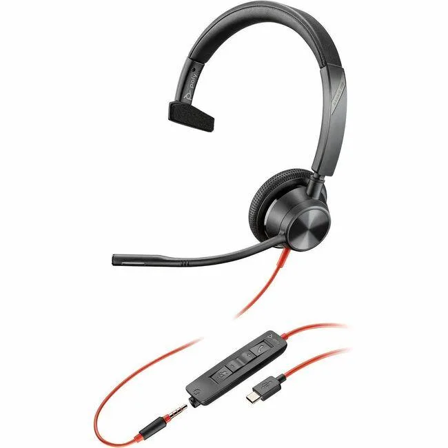 HP HP 8X217AA Poly Blackwire 3315 Monaural USB-C Headset 32 Ohm accessory — product photo