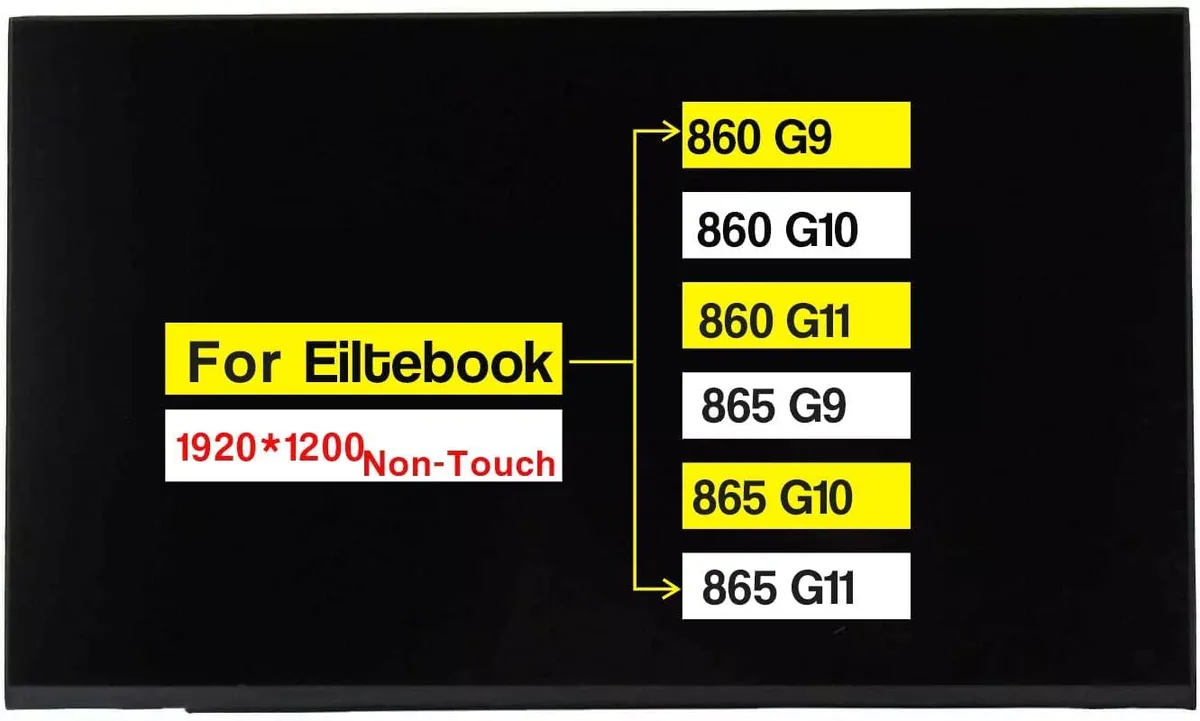 NUOLAISUN NUOLAISUN N160JCG-GT1 16.0" FHD+ 1920×1200 30-pin laptop screen — product photo
