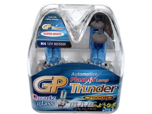 GP Thunder GP Thunder H4 9003 7500K Plasma White Headlight Bulbs 60/55W — product photo