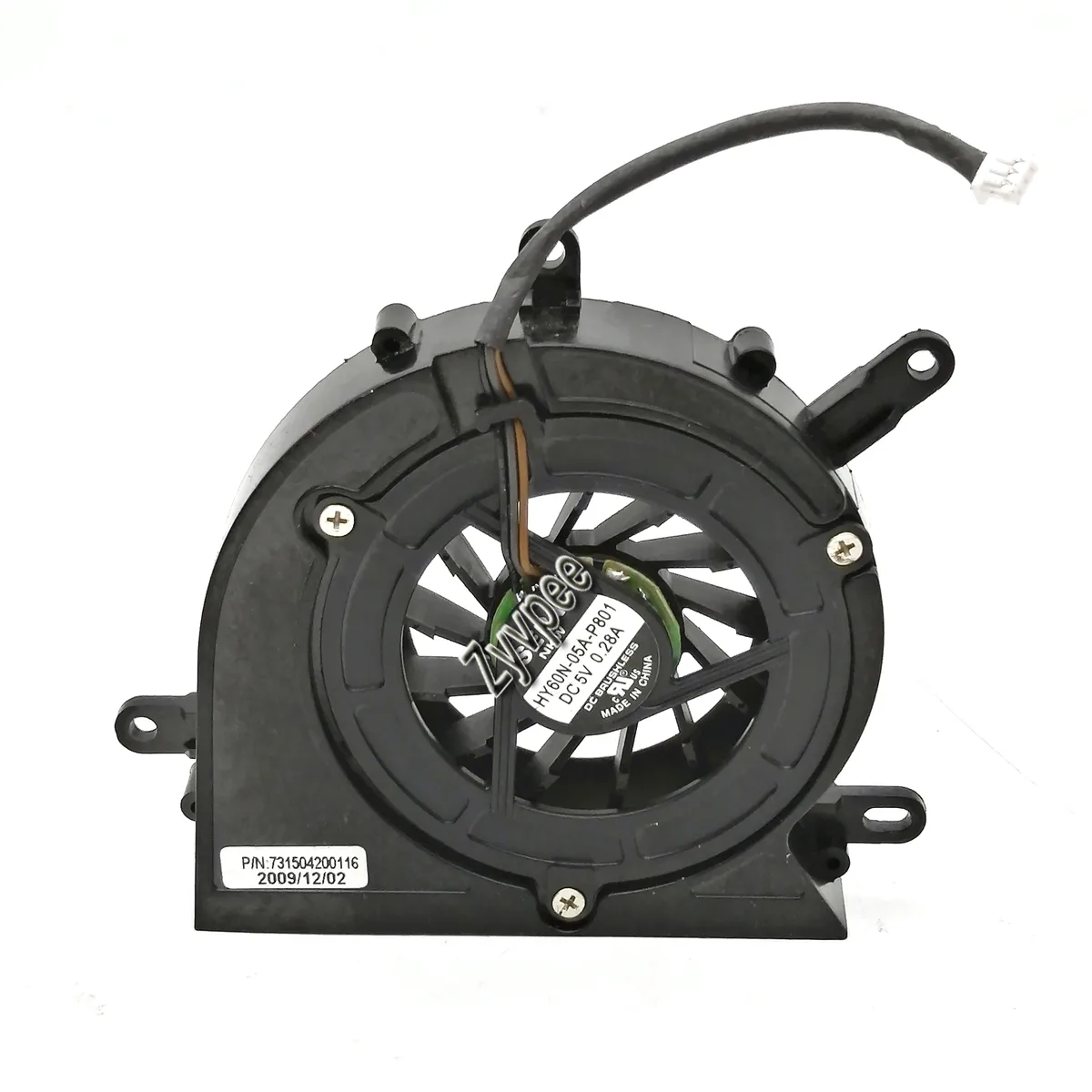 Zyvpee Zyvpee HY60N-05A-P801 5V 0.28A 3-pin blower 67mm — product photo